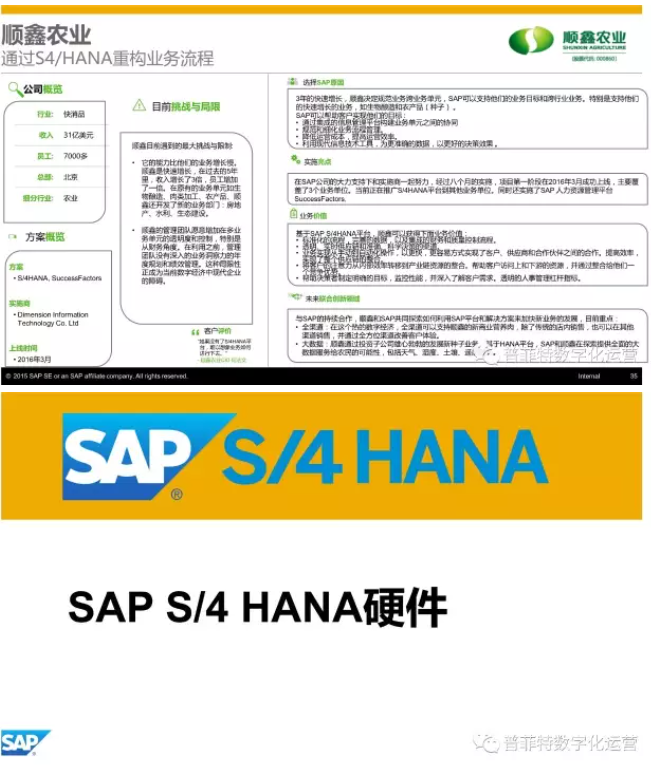 SAP S4HANA優(yōu)勢(shì)與特點(diǎn)