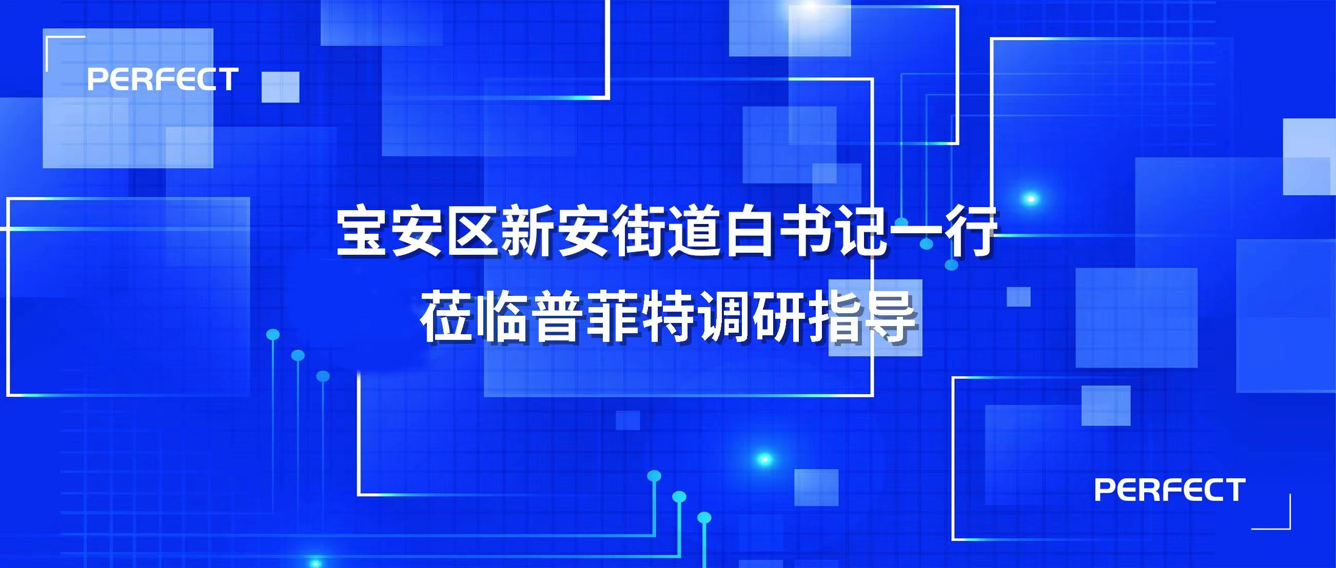 普菲特信息|寶安區(qū)新安街道白書(shū)記一行蒞臨普菲特調(diào)研指導(dǎo)